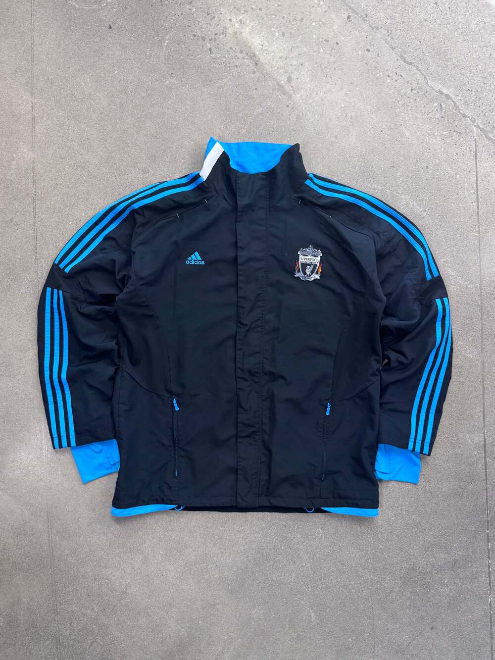 Vintage Y2K Adidas Soccer Liverpool F.C. Track Jacket - XL